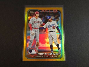 【MLB 2024 TOPPS SERIES ONE】ELITE OF THE GAME 金パラレルカード　大谷翔平　ベッツ　エンゼルス　ドジャース