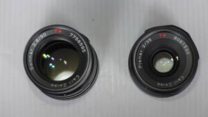 最終値引き　CONTAX G2 35mm 90mm　BLACK レンズ　未使用　送料無料