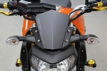 RIDEA MT-09用 2014-　アルミショートスクリーン ゴールド　未使用品_画像4