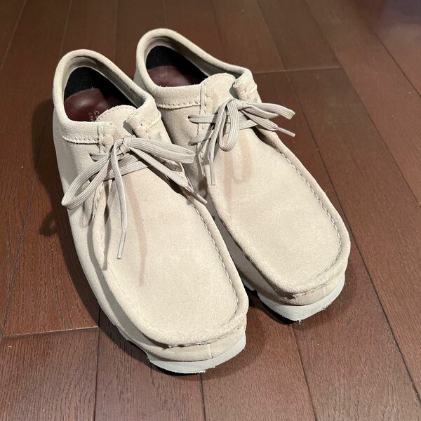 メンズシューズ　BEAMS CLARKS ORIGINALS / Wallabee GORE-TEX(R) 27.5㎝　ベージュ