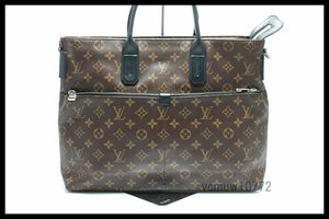 近年モデル格安放出■LOUIS VUITTON モノグラムマカサー 7DW レザー ビジネスバッグ ブリーフケース ルイヴィトン■0208co775-1