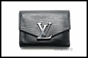 RFIDタグ近年希少美中古■LOUIS VUITTON エピ ポルトフォイユヴィクトリーヌ レザー 3つ折り財布 ルイヴィトン■0208ae590536