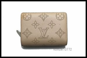 RFIDタグ近年希少美中古■LOUIS VUITTON マヒナ ポルトフォイユクレア レザー 2つ折り財布 ルイヴィトン■1109sc27570