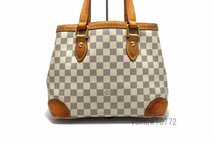 希少美中古■LOUIS VUITTON ダミエアズール ハムプステッドPM レザー ハンドバッグ ルイヴィトン■0222hd0073989_画像2