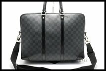 希少美中古■LOUIS VUITTON ダミエグラフィット PDV GM レザー 2way ビジネスバッグ ブリーフケース ルイヴィトン■0222at61-8D_画像1