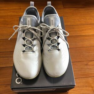 ECCO M GOLF BIOM C4 26.5cm 130404-57876 WHITE/CONCRETE エコー　バイオム