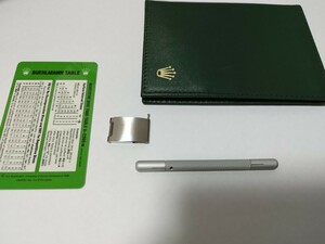 ROLEX ロレックス シードゥエラー 付属セット 未使用長期保管品 エクステンション用コマ ドライバー ダイビング用呼吸カード 送料無料