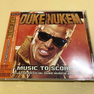 ☆帯付☆美品☆ デューク・ニューケム　MUSIC TO SCORE BY THE OFFICIAL DUKE NUKEM ALBUM CD メガデス　ゲームミュージック