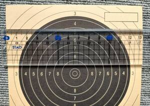 Kruger 標的 射撃 紙製 10枚セット ライフル 銃 狩猟 ターゲット 空気銃 ヴィンテージ 的紙 