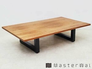 【MasterWal/マスターウォール】2018年製 WILDWOOD LIVING TABLE/リビングテーブル/W1400mm/アイアンフレーム/モダンデザイン/24万/P5543