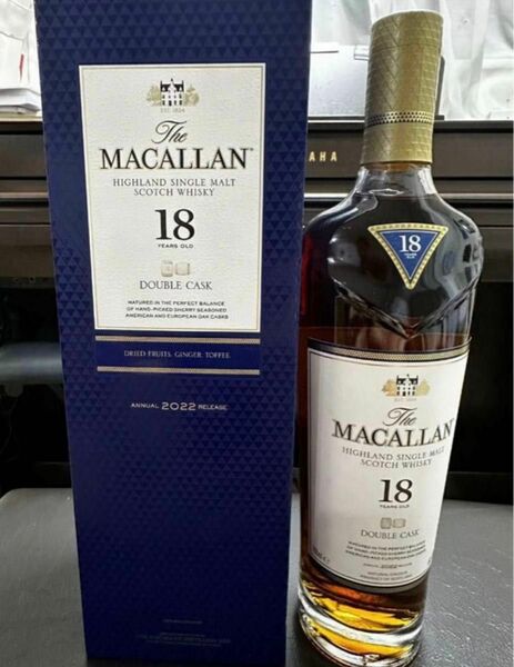 マッカラン18年 ダブルカスク MACALLAN18年　ダブルカスク 箱付 ウイスキー