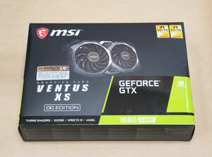 GeForce GTX 1660SUPER 6GB GDDR6 MSI VENTUS XS OC edition グラフィックボード その１