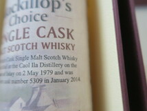 未開栓 古酒 箱付 超希少品 Caol ila カリラ 1979-2014 マキロップチョイス MACKELLOP'S CHOICE SINGLE CASK 700ml 43％ 70S_画像3