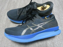 1.8万★超人気 美品 asics アシックス GLIDERIDE グライドライド ランニングシューズ 27.0cm 厚底 Czarny 黒_画像3