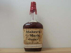 古酒 未開栓 超希少 メーカーズ マーク レッドトップ 特級 通関済 760ml 43% バーボン ウイスキー Maker's Mark 旧ボトル 50s 60s