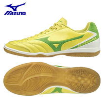 美品★【MIZUNO|ミズノ】モナルシーダ NEO SALA SELECT IN フットサルシューズ イエロー×グリーン系 25cm_画像1