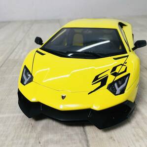 74★★AUTOart 1/18 ランボルギーニ アヴェンタドール LP720-4 50thアニバーサリー イエロー カスタム品の画像3