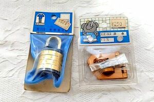  construction metallic material . seal character join key . gold set . seal cutlery that time thing unopened unused goods retro dead stock DIY