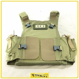 7901】メーカー不明 LV-MBAV プレートキャリア KH レプリカ品 CRYE クレイ