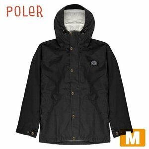 4182】未使用品 POLeR テイバージャケット Mサイズ ブラック ポーラー TABOR JACKET テイバ マウンテンパーカー マウンテンジャケット 防水