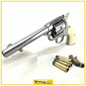 8064ng】マルシン製 COLT S.A.A.45 アーティラリー シルバーABS ガスリボルバー 6mmXカートリッジ 箱なし コルト ピースメーカー