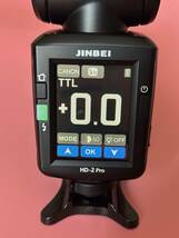 JINBEI スピードライト HD-2PRO ＋ ディフューズボール　サンテック　各社カメラ対応　80W高出力クリップオンストロボ　GN：60（80Ws ）_画像3