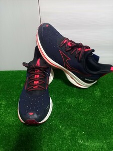 DP品未使用【限定モデル】ミズノ/MIZUNO WAVE ウェーブ ライダー ネオ/RIDER NEO J1GC207811 カラー：ブラック×ブラック×ピンク 25.5cm