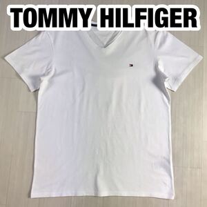 TOMM HILFIGER トミーヒルフィガー 半袖Tシャツ M ホワイト