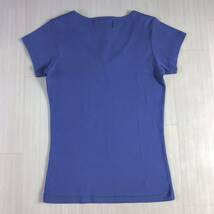 RALPH LAUREN ラルフローレン 半袖Tシャツ レディースサイズ M ブルー 刺繍ポニー_画像4