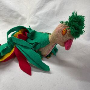 メキシコ製 カラフルなニワトリのぬいぐるみ