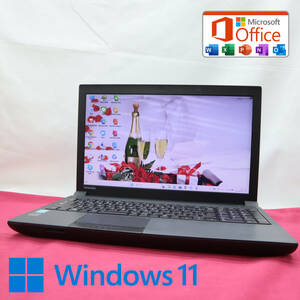 ★超美品 高性能4世代i5！320GB★B554/M Core i5-4210M Win11 MS Office 中古品 ノートPC★P65677