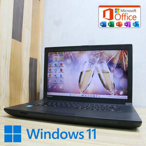 ★美品 高性能4世代i3！320GB★B554/L Core i3-4000M Win11 MS Office 中古品 ノートPC★P65893