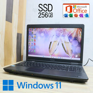 ★中古PC 高性能i5！新品SSD256GB★240Y/HD Core i5-M450 Win11 MS Office 中古品 ノートPC★P64641