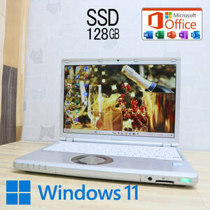 ★美品 高性能7世代i3！SSD128GB★CF-SZ6 Core i3-7100U Webカメラ Win11 Microsoft Office 2019 Home&Business 中古品 ノートPC★P64067