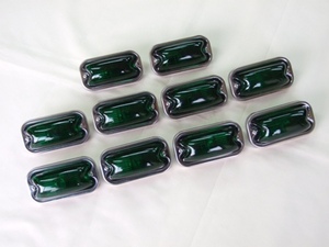  corner marker IS board . supplies factory S80DXST corner marker lamp front opening screw . made of stainless steel green green glass lens 10ke1 set made in Japan 
