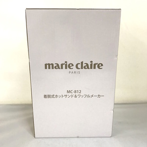 未使用 Tamahashi ｍarie claire 着脱式ホットサンド＆ワッフルメーカー ライトブルー MC-812 [jgg]