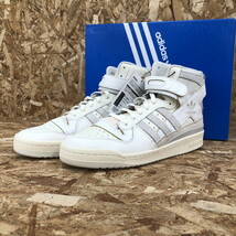 adidas FORUM 84 HIGH メンズ スニーカー 30.0cm FY4576 ハイカット アイボリー ホワイト [jgg]_画像1