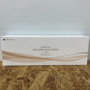 未使用 CREATE ION AIR SLEEK MULTI IRON ヘアアイロン CIAI-BM03W [jgg]