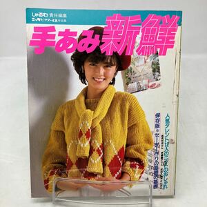 Y0226g【ハンドメイド】手あみ新鮮　武田久美子　人気タレント　ニット　おしゃれ　主婦と生活社