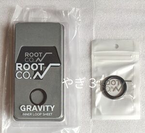 【１個づつ（計２点）】ROOT CO. スマホ ストラップ ホルダー ブラック ルートコー リングカラビナ