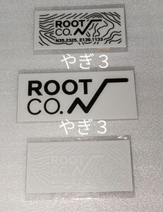 【３枚】ROOT CO. ルートコー 非売品 ステッカー 公式