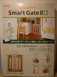 [ new goods unopened free shipping ] Japan childcare Smart gate Ⅱ plus stair on for baby gate 