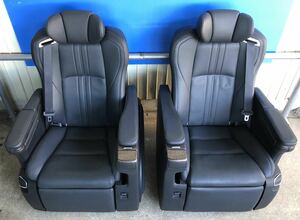 美品Alphard Vellfire30 後期 Genuine2列目 セカンドSeatleftright 本革 キャプテン エグゼクティブラウンジAYH/AGHレール/ネジincluded