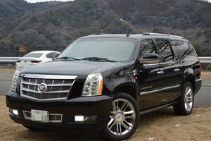 【最終出品】希少！Vehicle inspection満タン☆09Escalade　ESV プラチナム　1ナンバー☆New itemTires☆ストラーダNavigation☆ETC☆バックモニター☆