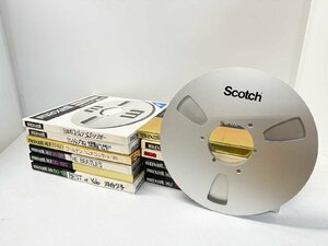 中古/ジャンク扱い　10号 オープンリールテープ ★メタルリール（録音済み、空リール）13本まとめ ★ maxell、TEACなど