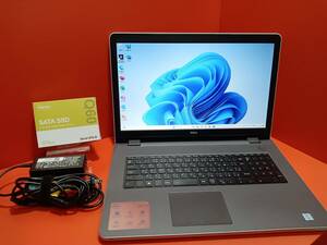 Dell inspiron 17 5759 /core i5 / メモリ16GB / 新品512GB SSD / win11 / office2021 / 17インチの大画面