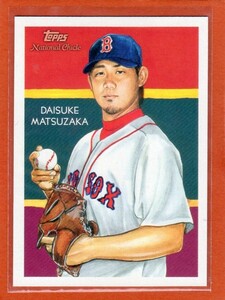 ●松坂大輔　カード　Vol.95　2010TOPPS NATIONAL CHICLE #4　ボストン・レッドソックス