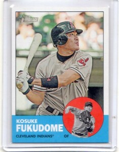 ●福留孝介　カード　Vol.111　2012TOPPS HERITAGE #248　クリーブランド・インディアンズ