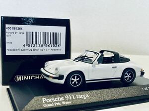 【送料無料】1/43 Minichamps Porsche ポルシェ 911 Targa タルガ (930) 1977 Grandprix white
