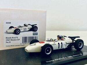 【送料無料】1/43 EBBRO Honda F1 ホンダ RA272 #11 R.ギンサー Winner Mexico GP 1965